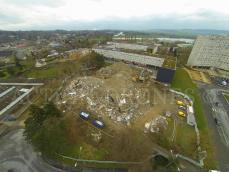 Inspection aerienne drone pour suivi de chantier