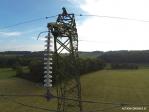 Inspection aérienne ligne électrique par drone