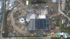 Inspection de chantier en photo aérienne par drone