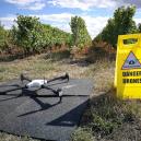 Inspection de vignes par drone sur Saumur