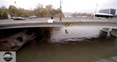 Inspection par technicien du pont d Issy les Moulineaux