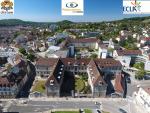 La bourgogne franche comte vue du ciel par un drone