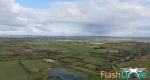 La manche en vue aérienne par drone