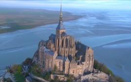 La normandie vue du ciel par un drone