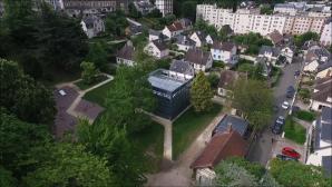 La serre d'Evreux en photo aérienne par drone