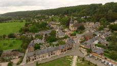 Le Bec Hellouin vue du ciel