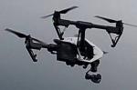 Le drone inspire pour  images aériennes