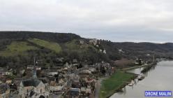 Les Andelys et château Gaillard Eure Normandie photographie drone 20210111 185920 2