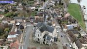 Les andelys photographie aerienne par pilote de drone eure normandie