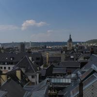 Les toits de rouen vue par un drone