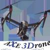 Logo axe 3drone pilote de drone dans le var