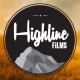 Logo highline films pilote de drone