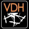 Logo vues d en haut drone vue aerienne puy de dome