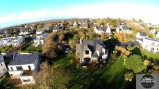 Maison en vue aérienne photographiée par drone