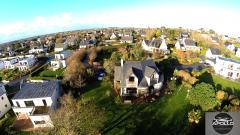 Maison en vue aérienne photographiée par drone