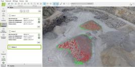Modélisation 3D, mesure de cubature en carriere par drone Modélisation 3D, mesure de cubature en carriere par drone