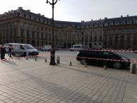 Mise en place périmètre de sécurité pour prise de vue aérienne paris