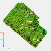 Modèle numérique de surface réalise par drone