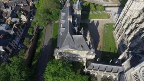 Musée Evreux vue du ciel par un drone