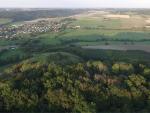 Paysage campagnard vue de drone