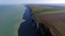 Paysage de bord de mer photographier d un drone