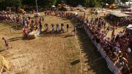 Photo aerienne course moto cross centre val de loire