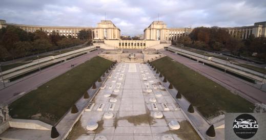 Photo aérienne de la place du Trocadéro a paris