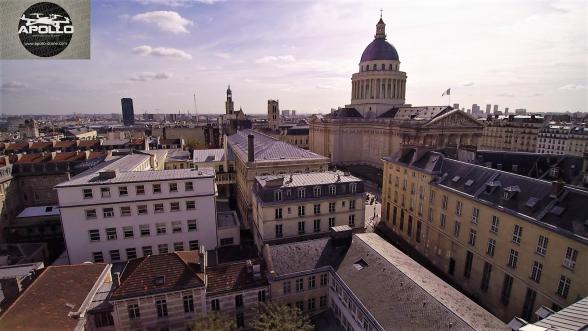 Photo aerienne de la sorbonne a paris