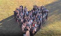 Photo aérienne de mariage par drone