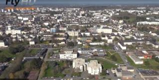 Photo aérienne de Rennes photographiée par entreprise drone