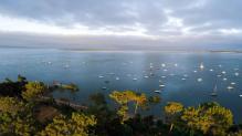 Photo aérienne du bassin Arcachon photographie par drone