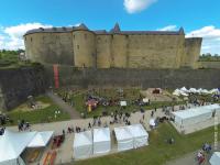 Photo aerienne evenement culturel les ardennes grand est