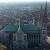 Photo aerienne par drone cathedrale de chartres 11