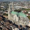 Photo aerienne par drone cathedrale de chartres 5