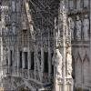 Photo aerienne par drone cathedrale de rouen normandie