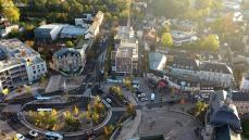Photo aérienne par drone chantier de Louviers Eure
