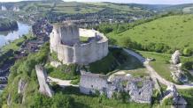 Photo aérienne par drone château Gaillard 3