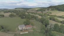 Photo aérienne par drone dans la Nièvre