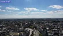 Photo aérienne par drone de la ville de Chartres