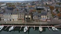 Photo aerienne par drone de honfleur