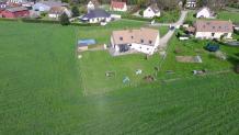 Photo aérienne par drone de maison