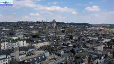 Photo aérienne par pilote de drone de Rouen en Normandie