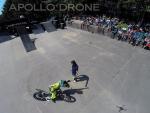 Photo aerienne par drone evenement sportif