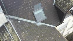 Photo aerienne par drone inspection toiture immeuble a rouen 20250207 163649