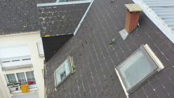 Photo aerienne par drone inspection toiture immeuble a rouen 20250207 163823