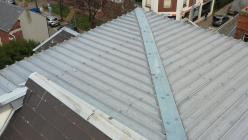 Photo aerienne par drone inspection toiture immeuble a rouen 20250207 163907