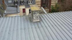 Photo aerienne par drone inspection toiture immeuble a rouen 20250207 163923