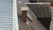 Photo aérienne par drone inspection toiture immeuble