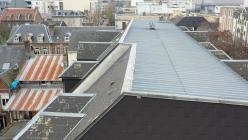 Photo aerienne par drone inspection toiture immeuble a rouen 20250207 164148