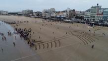 Photo aérienne par drone les sables d Olonne